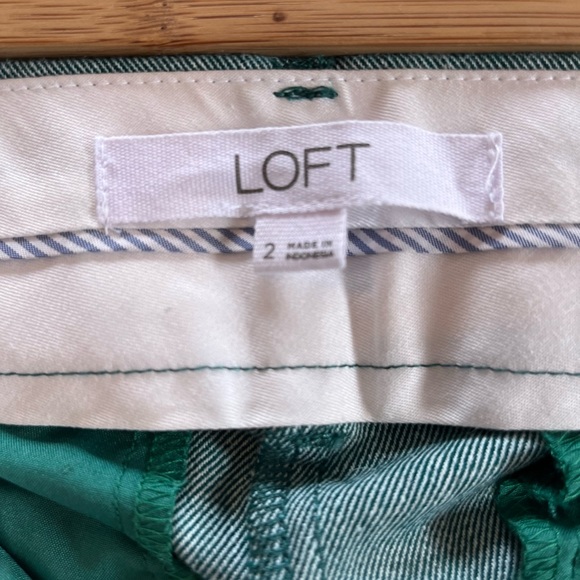 LOFT NWOT Slim Pants in Linen Twill, Size 2 - Picture 5 of 5